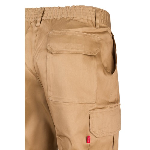 natural VL MABON. Pantalón multibolsillos de sarga (200g/m²), en algodón (35%) y poliéster (65%)