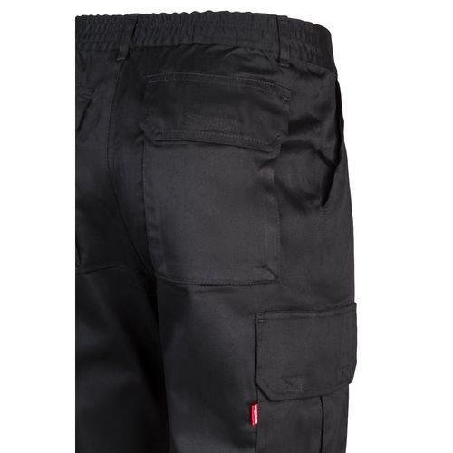 VL MABON. Pantalón multibolsillos de sarga (200g/m²), en algodón (35%) y poliéster (65%)
