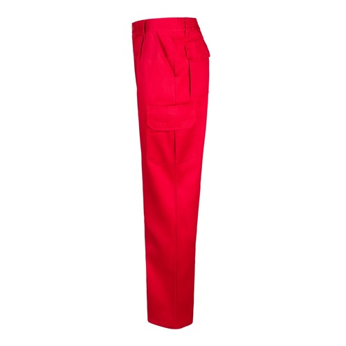 red VL MABON. Pantalón multibolsillos de sarga (200g/m²), en algodón (35%) y poliéster (65%)