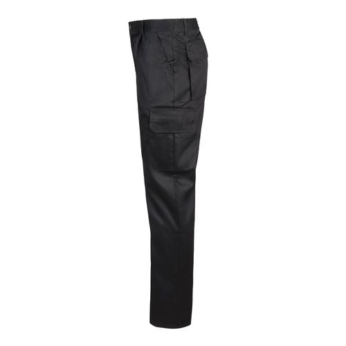 VL MABON. Pantalón multibolsillos de sarga (200g/m²), en algodón (35%) y poliéster (65%)