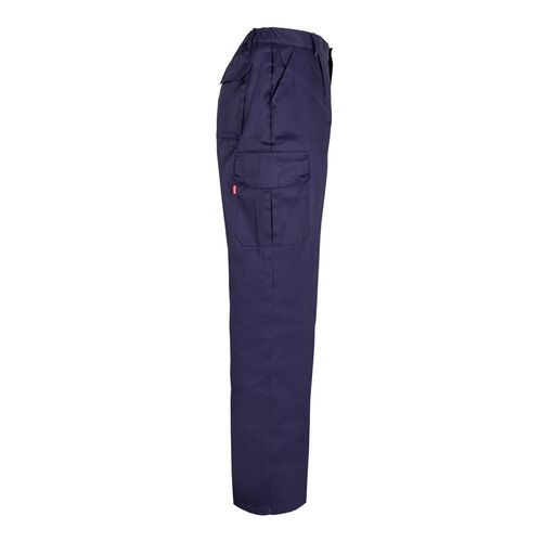 VL MABON. Pantalón multibolsillos de sarga (200g/m²), en algodón (35%) y poliéster (65%)