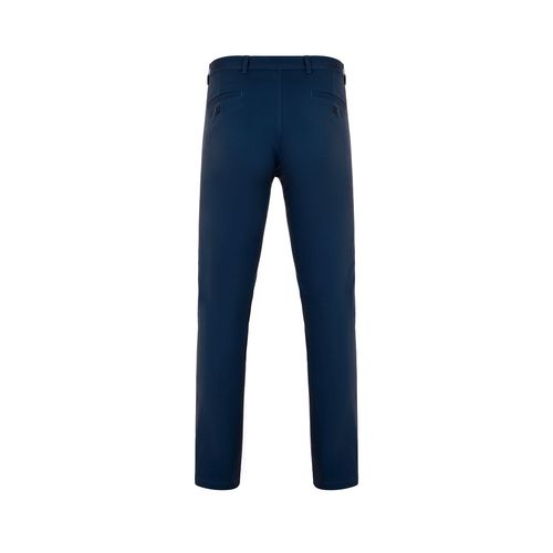 azul marino VL VISHNU. Pantalón chino unisex elástico (260g/m²), en algodón (98%) y elastano (2%)