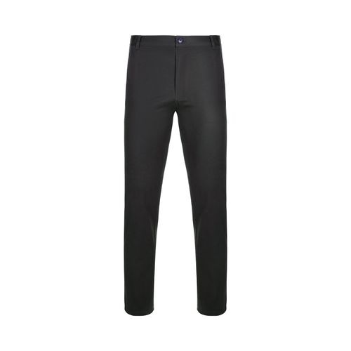 black VL VISHNU. Pantalón chino unisex elástico (260g/m²), en algodón (98%) y elastano (2%)