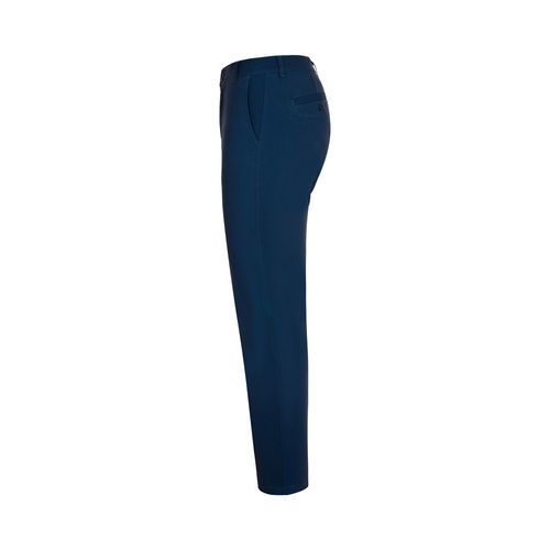 azul marino VL VISHNU. Pantalón chino unisex elástico (260g/m²), en algodón (98%) y elastano (2%)