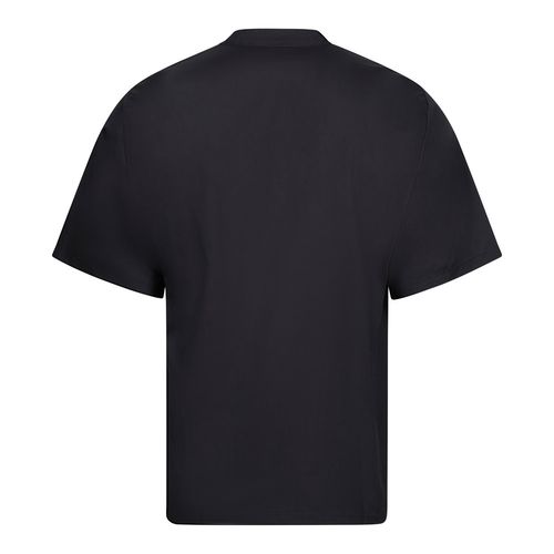 black VL DURGA. Chaqueta de cocina de manga corta en popelina (110 g/m²) de algodón (35%) y poliéster (65%)