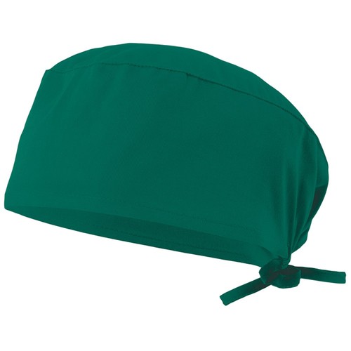 green VL ENLIL. Gorro sanitario de sarga (190g/m²), en algodón (35%) y poliéster (65%)