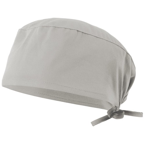 gris claro VL ENLIL. Gorro sanitario de sarga (190g/m²), en algodón (35%) y poliéster (65%)