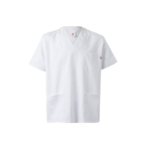 VL TLALOC. Twill tunic (190g/m²) with short sleeves, in polyester (65%) and cotton (35%)