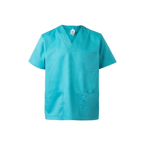 VL ILLAPA. Túnica de sarga (190g/m²) con manga corta, en poliéster (65%) y algodón (35%)