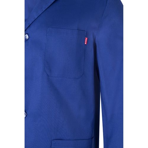 azulón VL DANU. Blusa de sarga (175g/m²), en algodón (35%) y poliéster (65%)