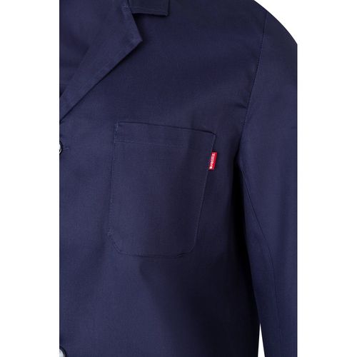 blue VL DANU. Blusa de sarga (175g/m²), en algodón (35%) y poliéster (65%)