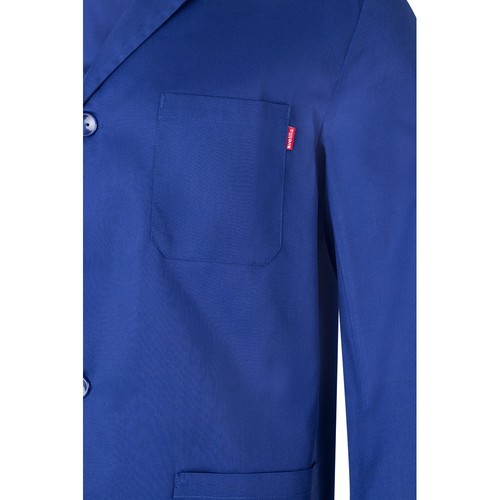 azulón VL DANU. Blusa de sarga (175g/m²), en algodón (35%) y poliéster (65%)