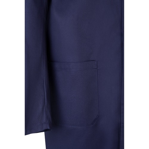 blue VL DANU. Blusa de sarga (175g/m²), en algodón (35%) y poliéster (65%)