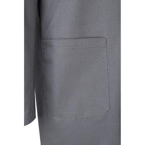 gray VL DANU. Blusa de sarga (175g/m²), en algodón (35%) y poliéster (65%)