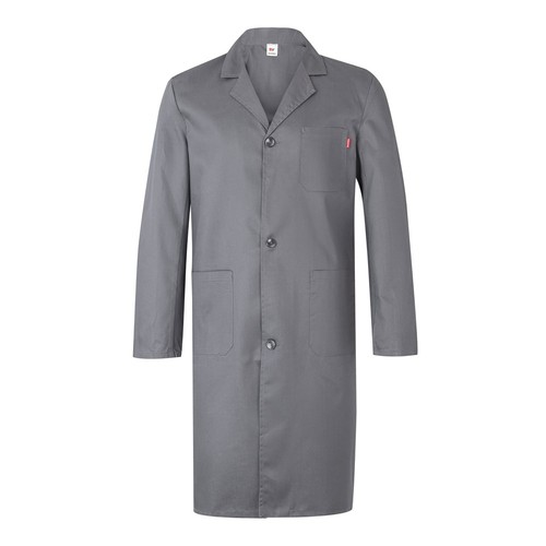 gray VL DANU. Blusa de sarga (175g/m²), en algodón (35%) y poliéster (65%)