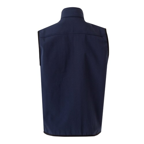 VL VARUNA. Chaleco soft shell (280g/m²), con forro polar, en poliéster (94%) y elastano (6%)