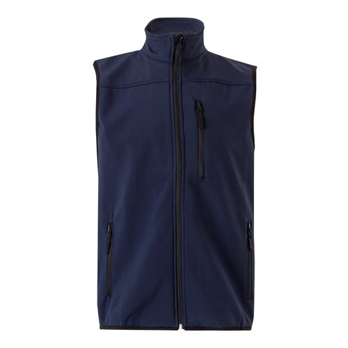 VL VARUNA. Chaleco soft shell (280g/m²), con forro polar, en poliéster (94%) y elastano (6%)