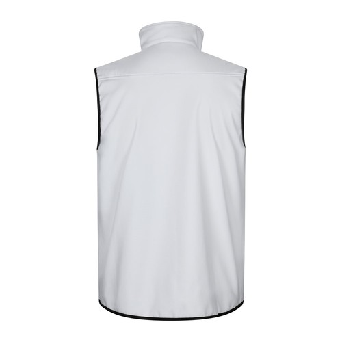 VL VARUNA. Chaleco soft shell (280g/m²), con forro polar, en poliéster (94%) y elastano (6%)