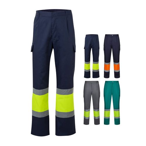 VL ARTEMIS. TWO-COLOUR TWILL TROUSERS (190G/M²), MADE OF COTTON (20%) AND POLYESTER (80%)