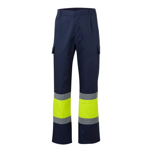VL ARTEMIS. Pantalon bicolore en sergé (190g/m²), en coton (20%) et polyester (80%) - 2