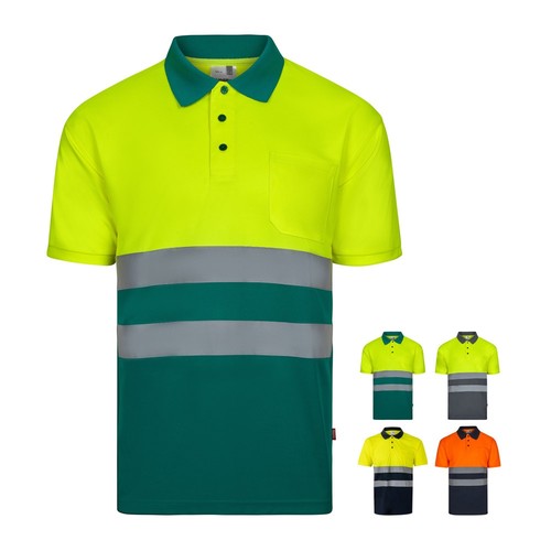 VL FORTUNA. Polo bird-eye (140g/m²) con manga corta, en poliéster (100%), Merchandising, artículos personalizados para tu promoción de marca