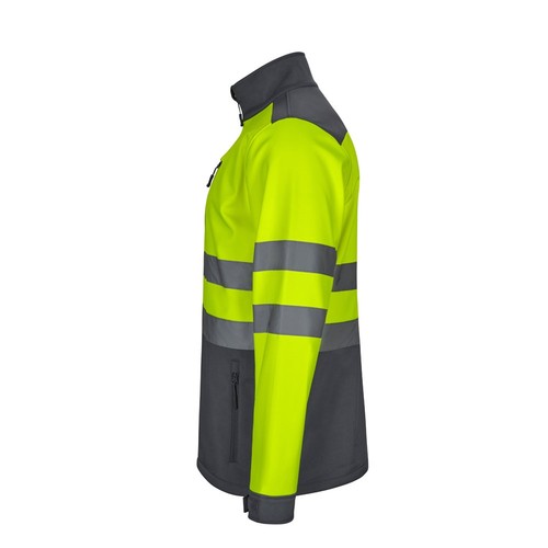 VL HESTIA. Chaqueta soft shell bicolor (280 g/m²), con forro polar y membrana de TPU, en poliéster (96%) y elastano (4%)