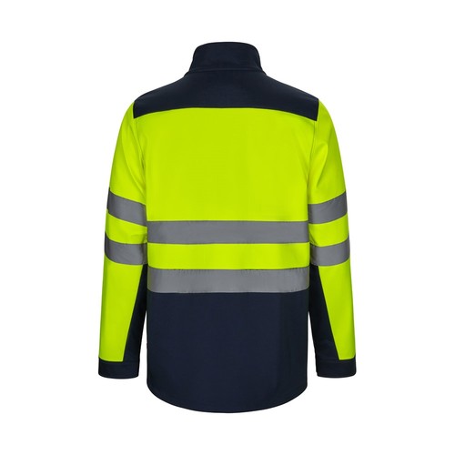 VL HESTIA LARGE. Veste soft shell bicolore (280g/m²), doublée polaire et membrane TPU, en polyester (96%) et élasthanne (4%) - 3