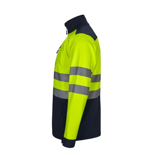 VL HESTIA LARGE. Veste soft shell bicolore (280g/m²), doublée polaire et membrane TPU, en polyester (96%) et élasthanne (4%) - 4