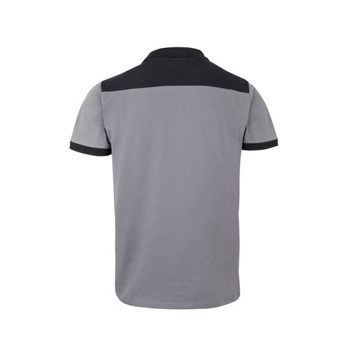 VL VELES. Polo de piqué elástico bicolor (200g/m²) con manga corta, en poliéster (96%) y elastano (4%)