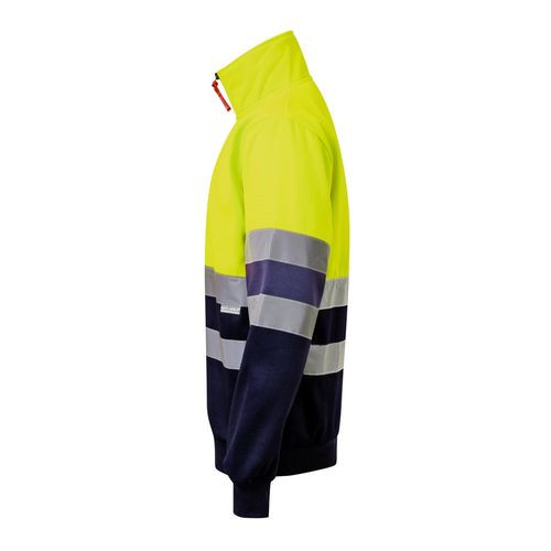 VL THOR LARGE. Sudadera bicolor (300g/m²) en tejido polar de poliéster (100%)