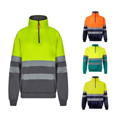VL THOR LARGE. SUDADERA BICOLOR (300G/M²) EN TEJIDO POLAR DE POLIÉSTER (100%)