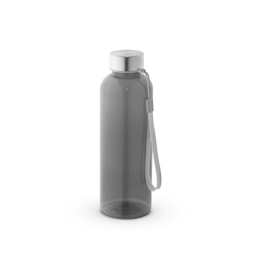 black ENDERS M. Botella PET reciclado (100% rPET) con acabado translúcido brillante 600 ml