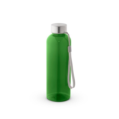 green ENDERS M. Botella PET reciclado (100% rPET) con acabado translúcido brillante 600 ml