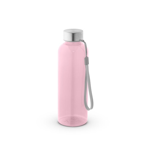 rosa claro ENDERS M. Botella PET reciclado (100% rPET) con acabado translúcido brillante 600 ml