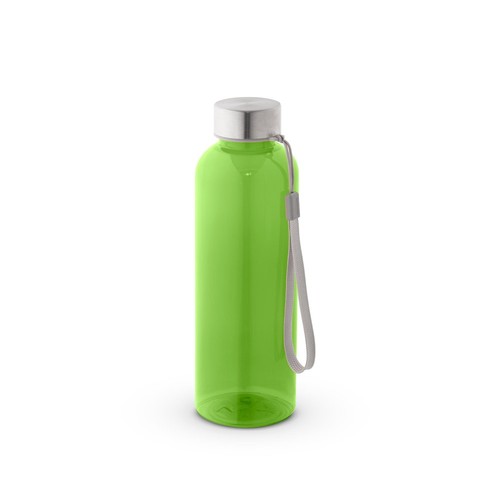 verde claro ENDERS M. Botella PET reciclado (100% rPET) con acabado translúcido brillante 600 ml