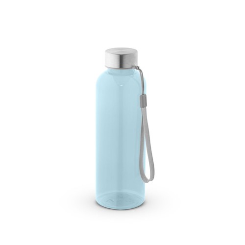 azul aqua ENDERS M. Botella PET reciclado (100% rPET) con acabado translúcido brillante 600 ml