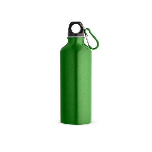 verde claro RE-LANDSCAPE M. Botella de aluminio reciclado (100% rAL) con mosquetón 530 mL