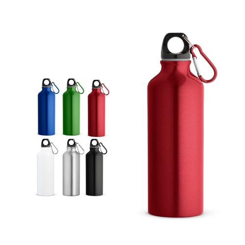 RE-LANDSCAPE M. BOTELLA DE ALUMINIO RECICLADO (100% RAL) CON MOSQUETÓN 530 ML
