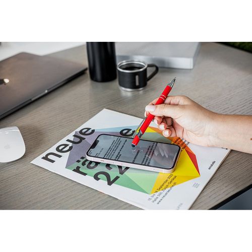 NEIL. Stylo à bille avec corps en aluminium recyclé (100% rAL) et pointe tactile - 6