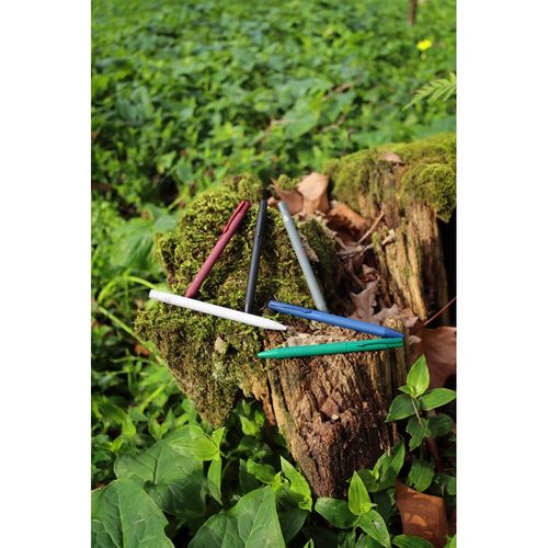 CLINT. Stylo à bille en aluminium recyclé (100% rAL) avec finition en caoutchouc - 7