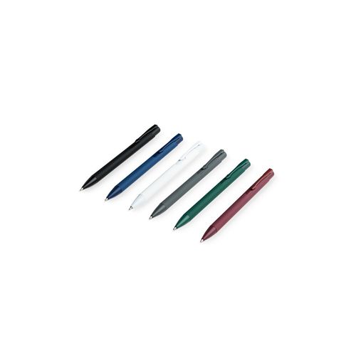 CLINT. Stylo à bille en aluminium recyclé (100% rAL) avec finition en caoutchouc - 5