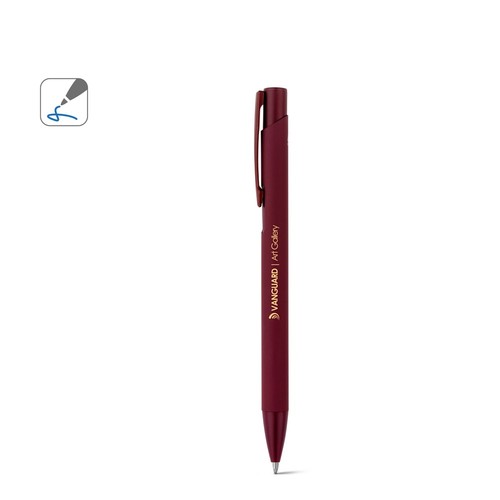 CLINT. BOLÍGRAFO DE ALUMINIO RECICLADO (100% RAL) CON ACABADO DE GOMA