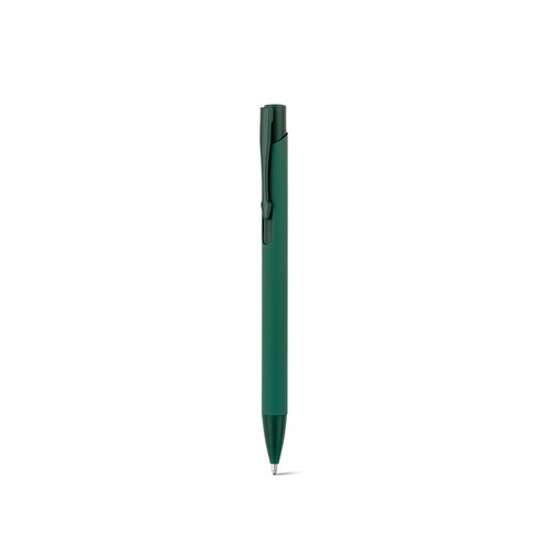 CLINT. Bolígrafo de aluminio reciclado (100% rAL) con acabado de goma