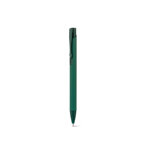 CLINT. Bolígrafo de aluminio reciclado (100% rAL) con acabado de goma