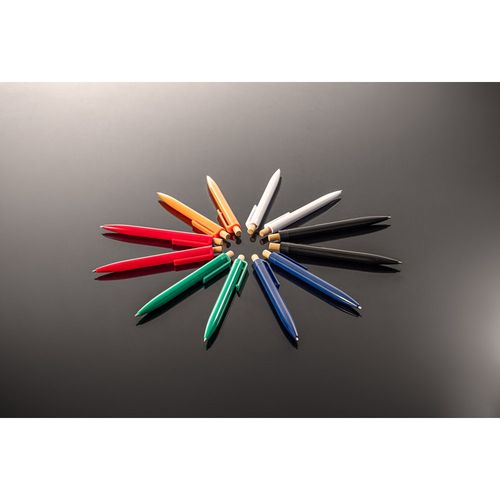 ZARA. Stylo à bille en ABS recyclé (100% rABS) avec bouton en bambou - 5