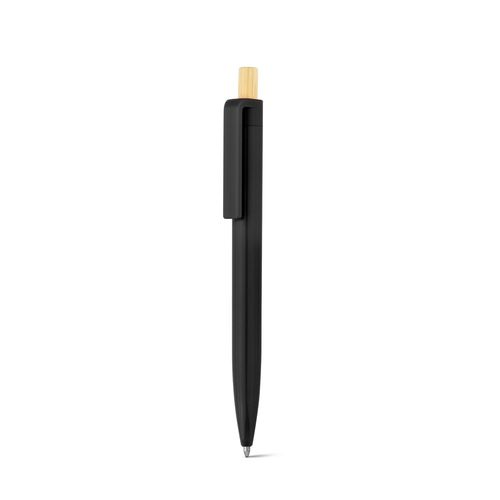 ZARA. Bolígrafo de ABS reciclado (100% rABS) con botón de bambú