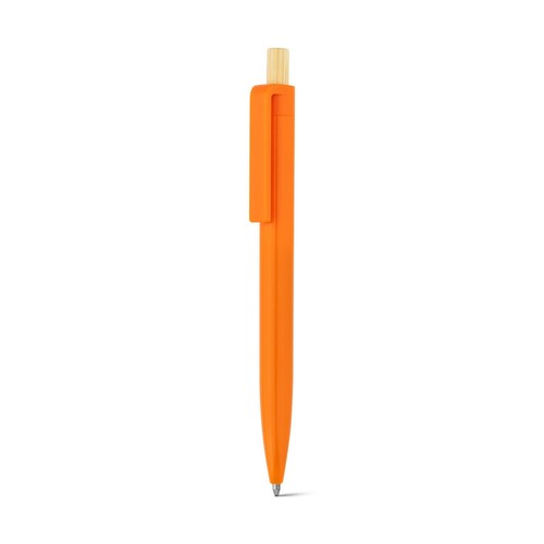 ZARA. Stylo à bille en ABS recyclé (100% rABS) avec bouton en bambou - 4