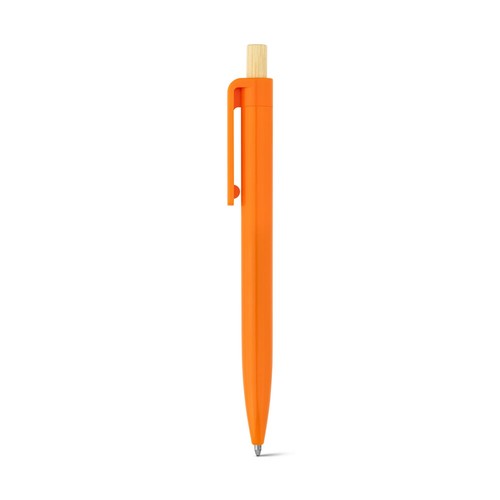ZARA. Stylo à bille en ABS recyclé (100% rABS) avec bouton en bambou - 2