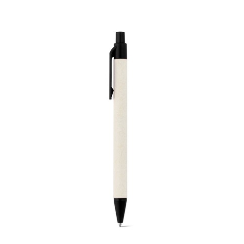 black MILINK. Bolígrafo de papel 100 % reciclado