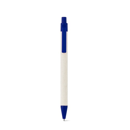 blue MILINK. Bolígrafo de papel 100 % reciclado